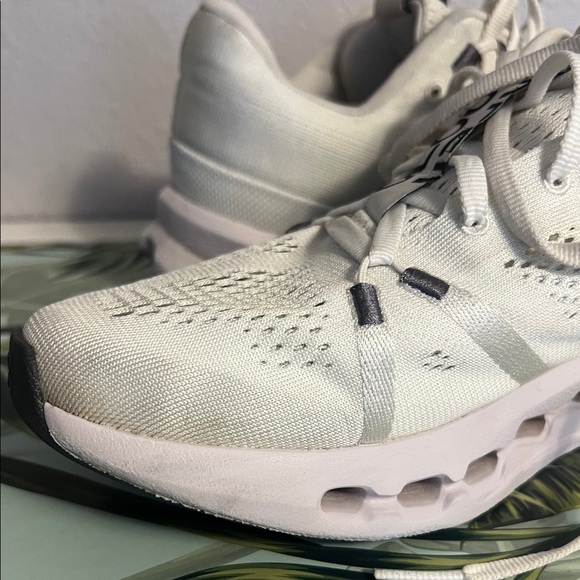 On Running White Sneakers with Black Details - Picture 7 of 12